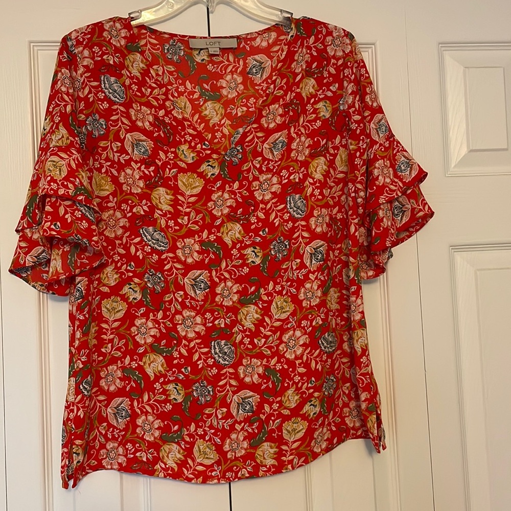 LOFT floral top